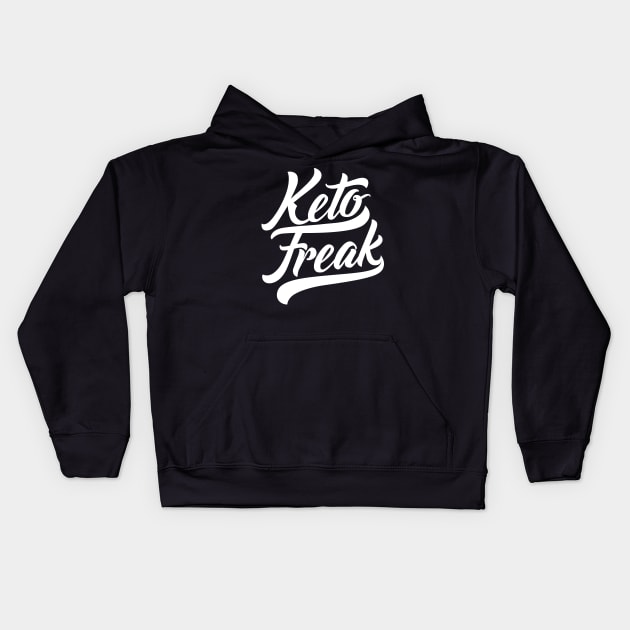 Keto Freak White Version Kids Hoodie by zemluke